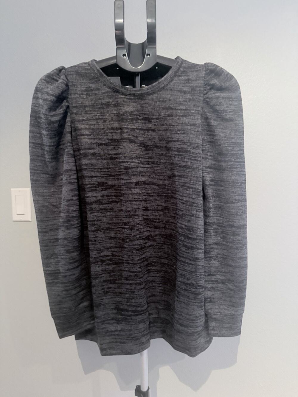 Black and Gray Women’s Striped Sweater Long Sleeve Size Small. Brand New No Tags
